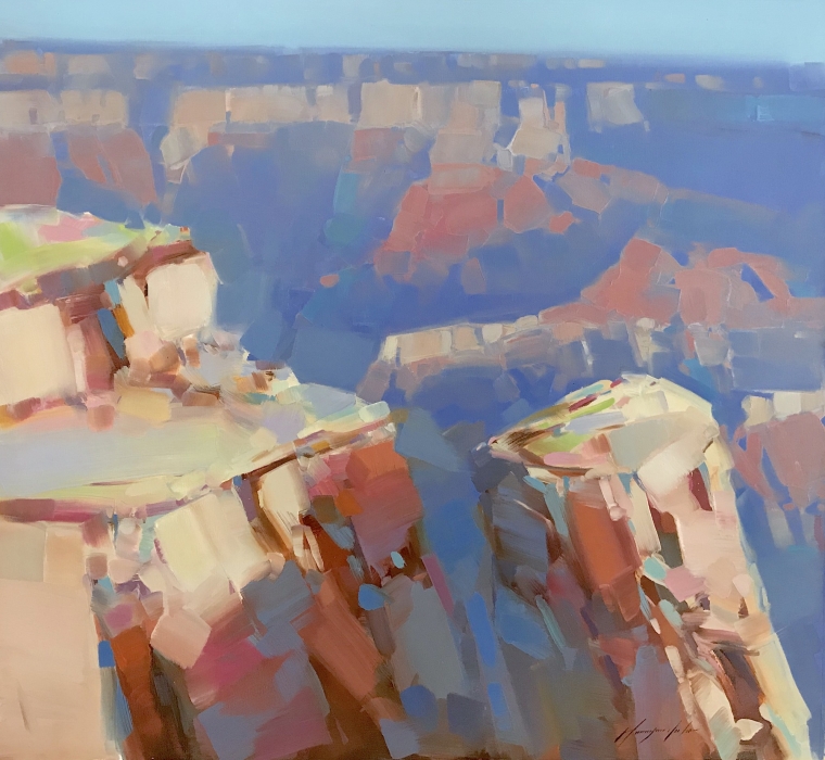 Grand Canyon, Original oil Painting, Handmade artwork, One of a Kind                          